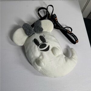 Tokyo Disney 2023 Ghost Plush Bag with Glitter Bow
